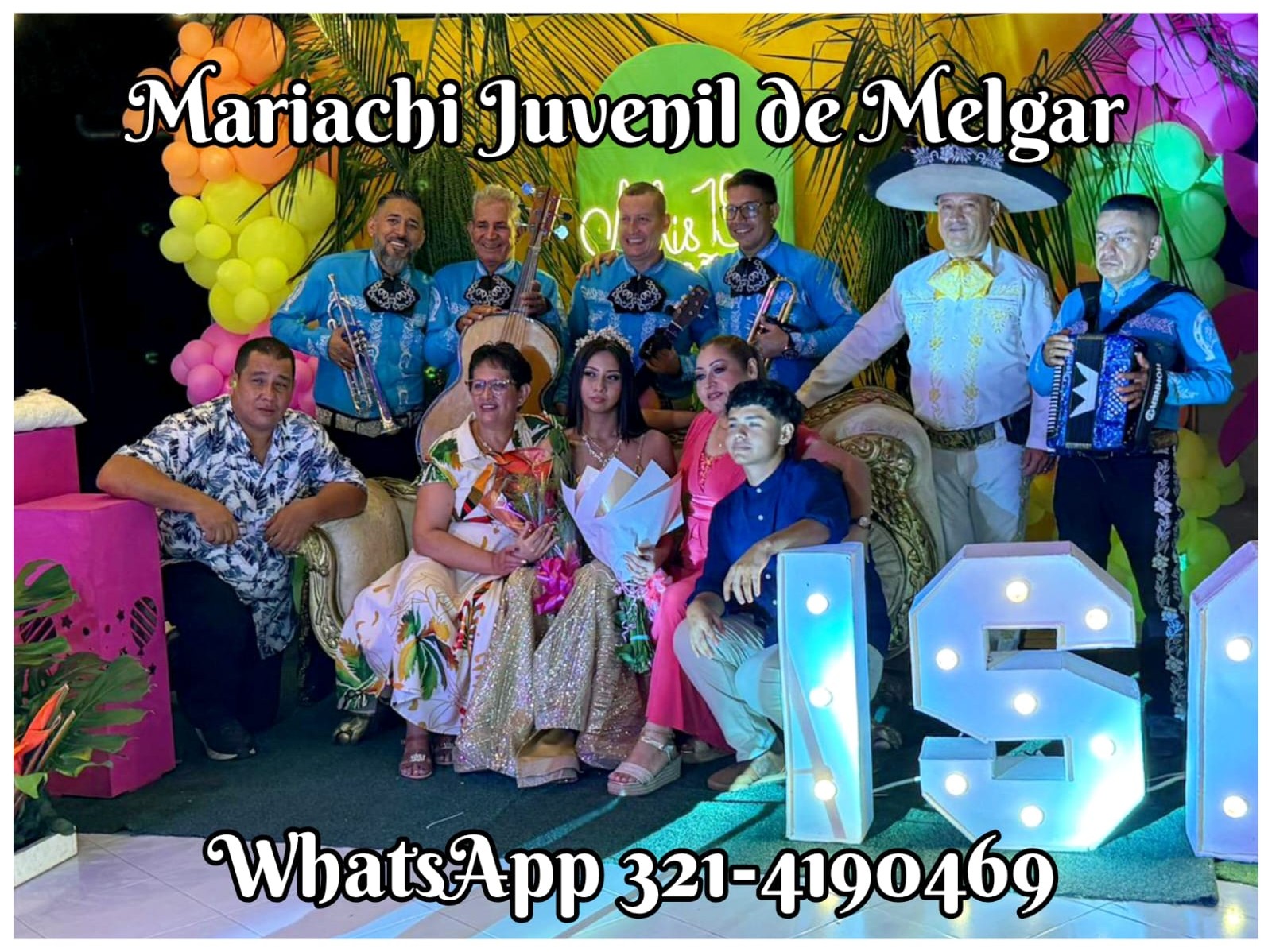 Mariachi Juvenil de Melgar en evento escolar