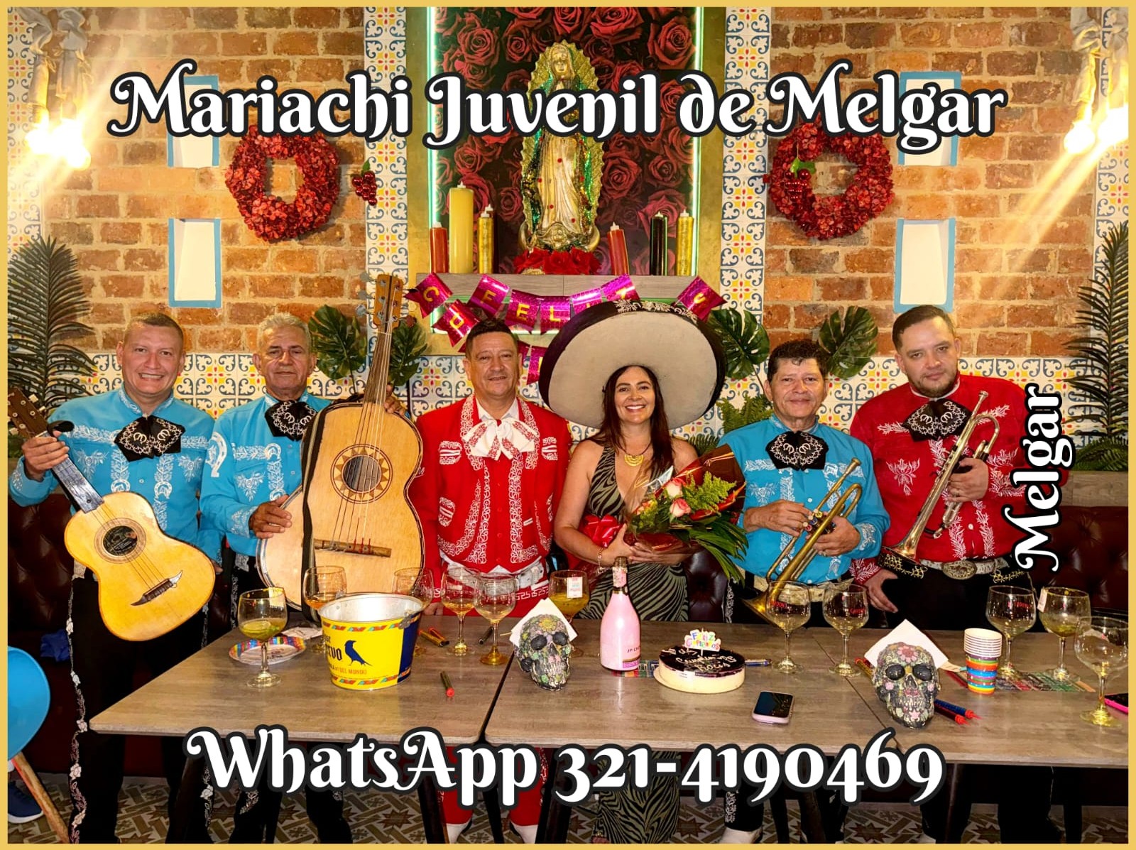 Mariachi Juvenil de Melgar en evento quinces
