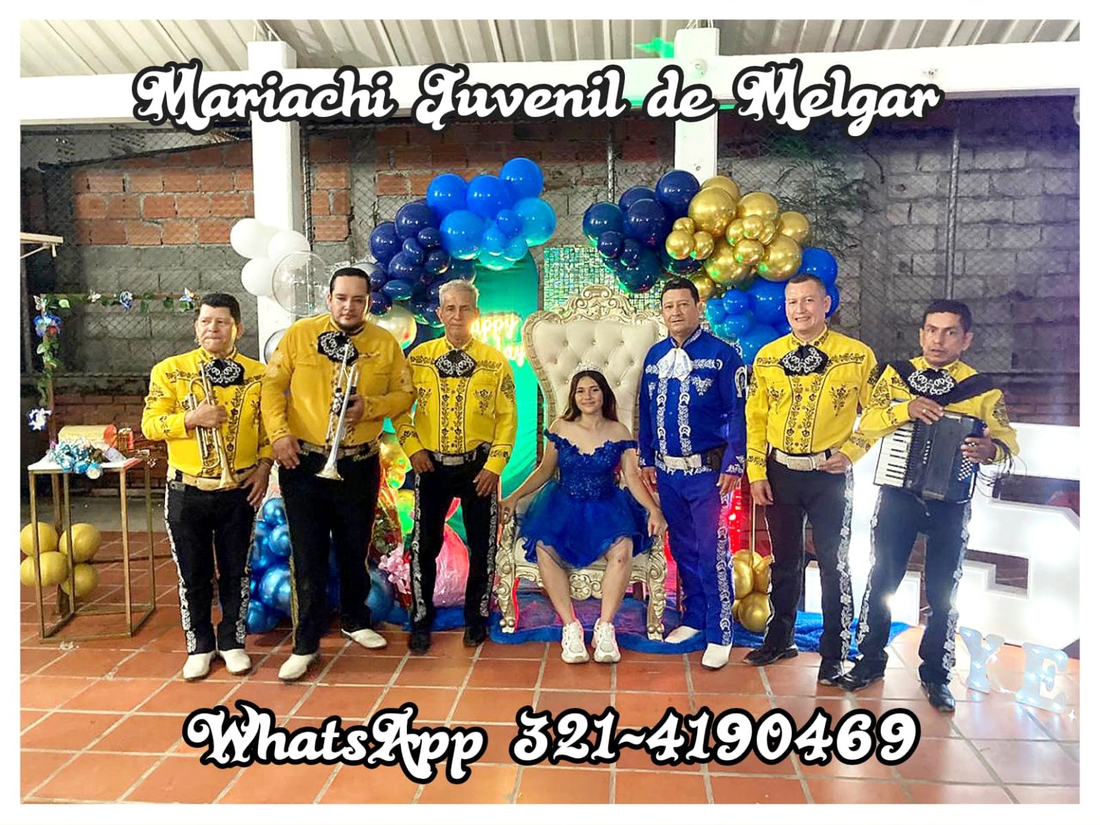 Mariachi Juvenil de Melgar en evento especial